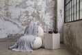 Patura Single, Pom Pom - Grey, Dolce Bonita Home, 60% bumbac/30% acril/10% poliester