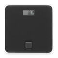Cantar digital pentru baie, Brabantia, Dark Grey, 30x30x4.3 cm, fara baterii, polipropilena/sticla, gri inchis