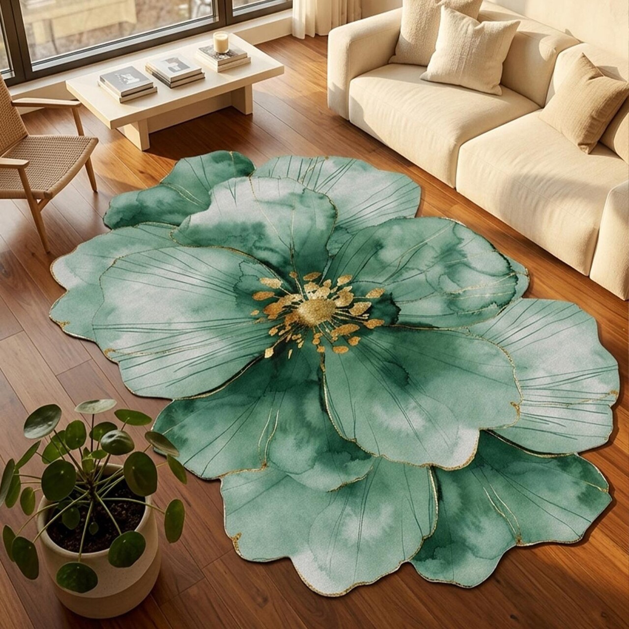 Covor, Fr385, 60x100 cm, Verde