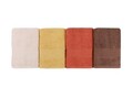 Set prosoape de baie 4 piese, Cotton Box, Asorti, Bumbac, Coral / Galben / Maro / Bej