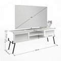 Comoda TV Naïve, Decotie, 143x35.6x50.7 cm, PAL melaminat, oak