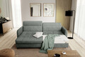 Coltar extensibil stanga 3 locuri ELTAP, LT-100TOU, Gomsi, 228x165x100 cm, lemn/poliester, verde