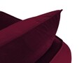 Canapea, Verveine, Mazzini Sofas, 3 locuri, 212x95x96 cm, catifea, rosu