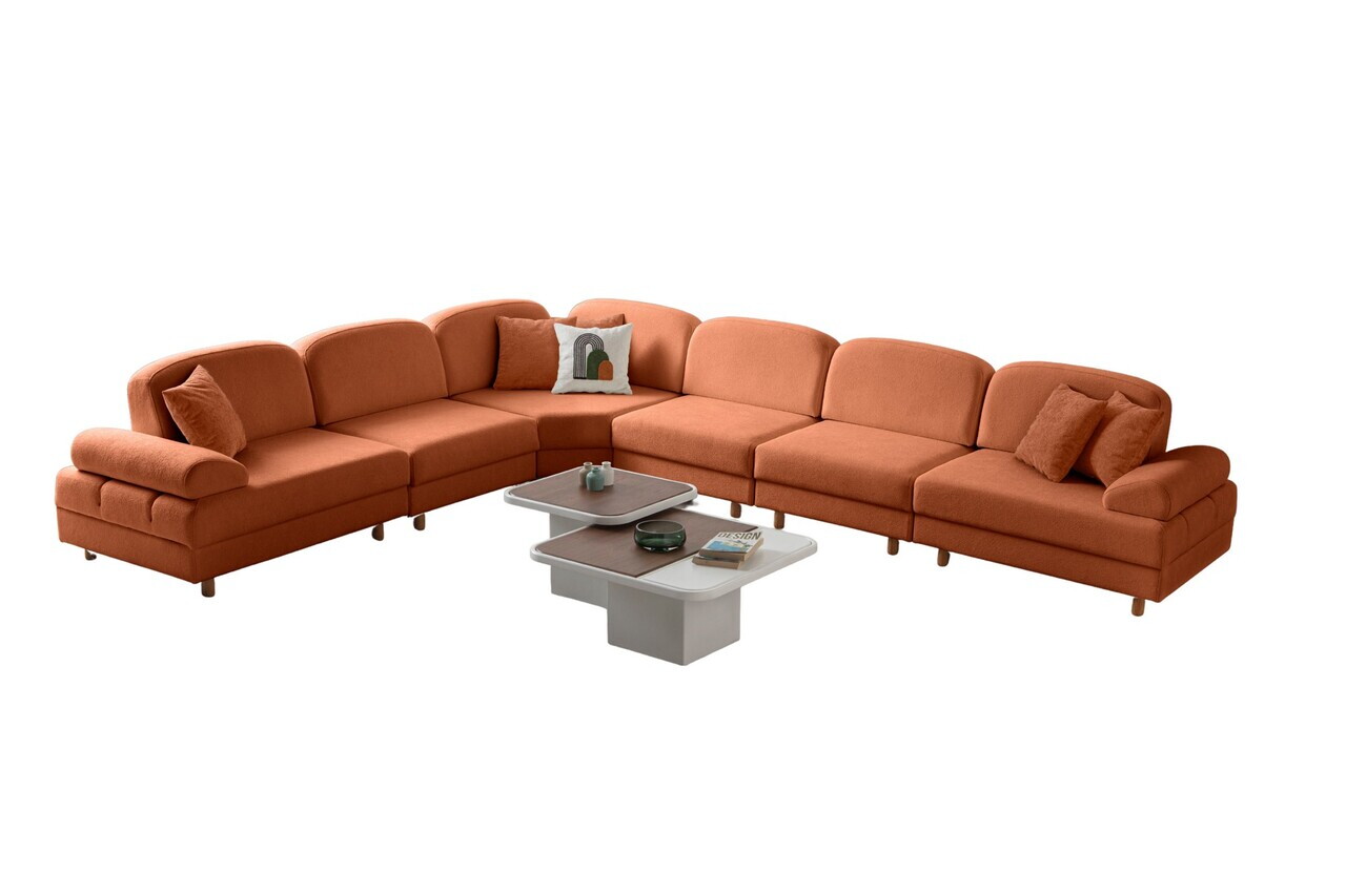 Coltar, Atelier del Sofa, 752EST1456, Portocaliu — imaginea 10