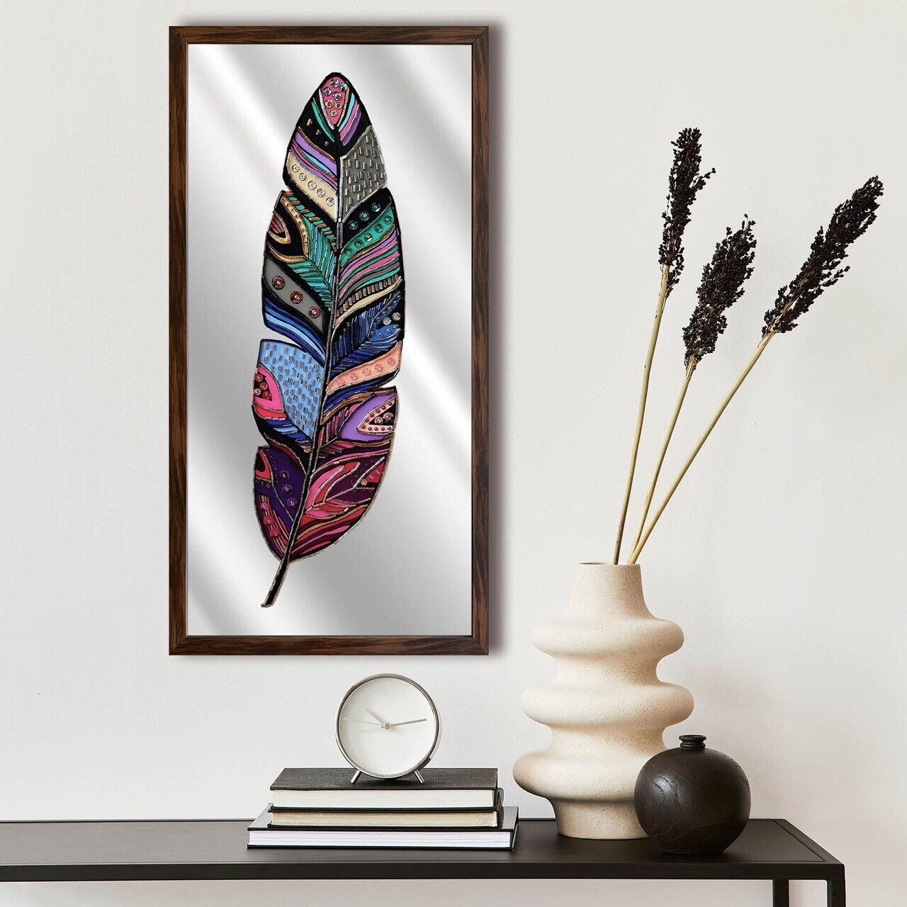Tablou decorativ, Ahsalct-021, Cadru: 100% PVC (Grosime: 2 cm), Multicolor — imaginea 2