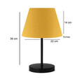 Lampa de masa, Insignio, 780SGN2542, Metal, Galben mustar