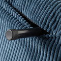 Canapea 1 loc Solace, Homla, 83x91x84 cm, MDF/catifea din poliester, bleumarin