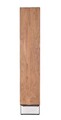 Biblioteca Isar, Bizzotto, 88x40x214 cm, lemn de salcam, detalii lucrate manual, maro