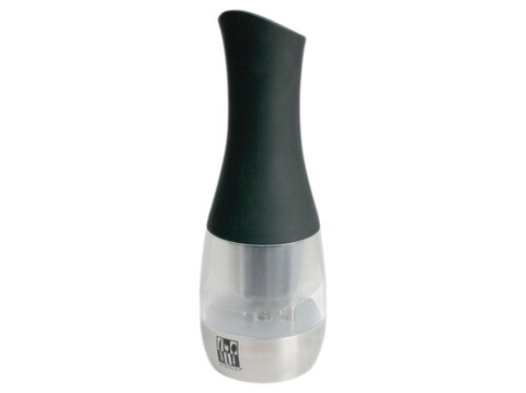Rasnita electrica pentru piper mecanism ceramic, ambition, 7.5x7.5x20.5 cm, acril, negru