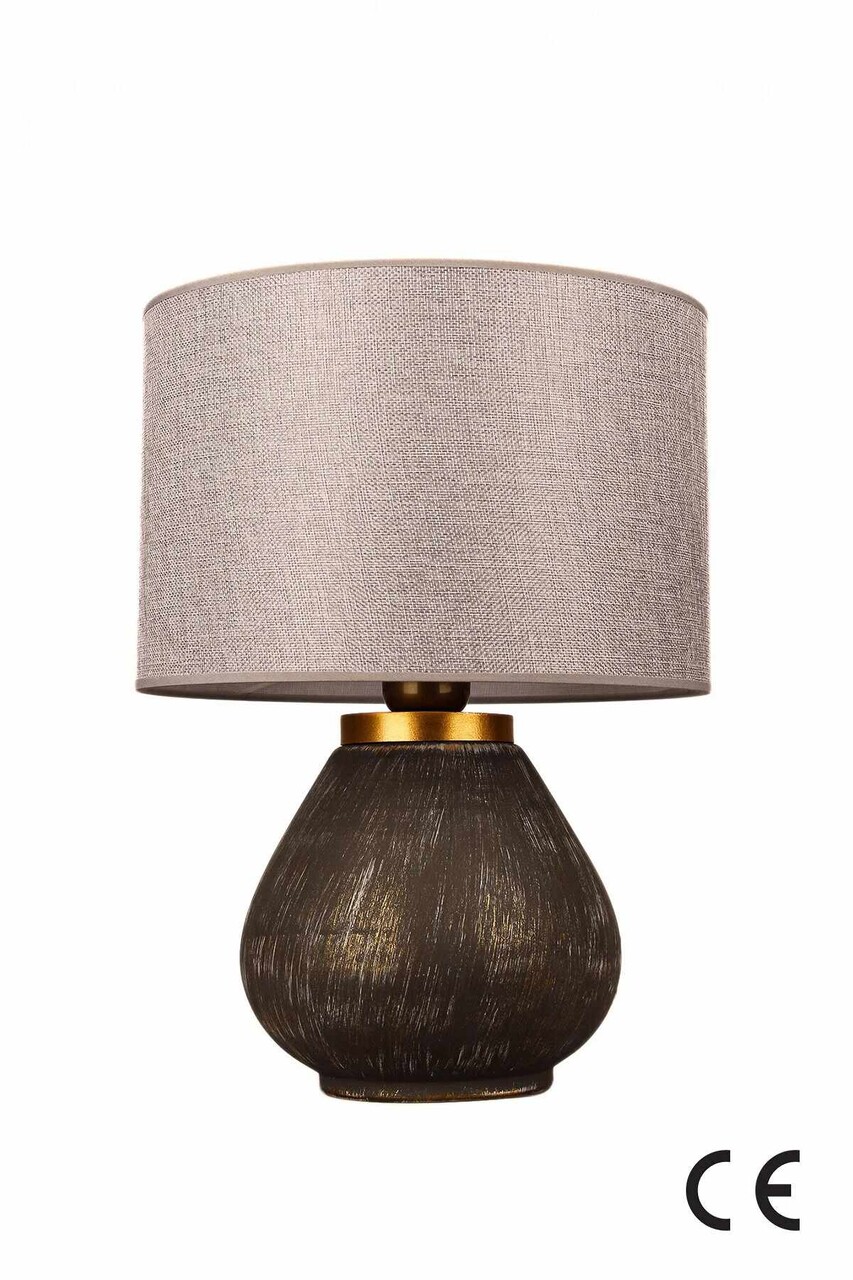 Lampa de masa, L'essentiel Maison, 687HMY2551, Gri închis - view 2