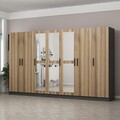 Dulap pentru haine, Minerva, Kale, 315x210x52 cm, PAL, Dore