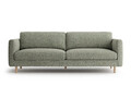 Canapea 4 locuri, Eden, Micadoni, 209x92x90 cm, tesatura structurata, verde muschi melanj