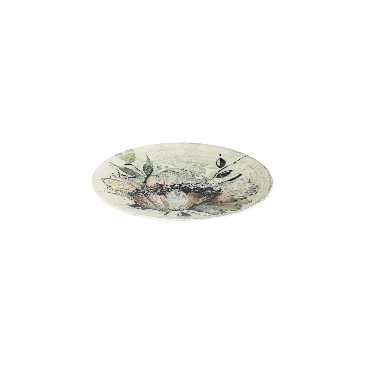Set farfurii pentru desert, Hermia, 667PRS1507, Portelan, Multicolor — imaginea 3