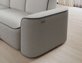Coltar stanga 4 locuri ELTAP, Ume, 287x190x88 cm, lemn/poliester, gri deschis/gri inchis