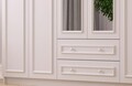 Dulap pentru haine, Rabi, Rb-186-05, 210x210x52 cm, Alb mat