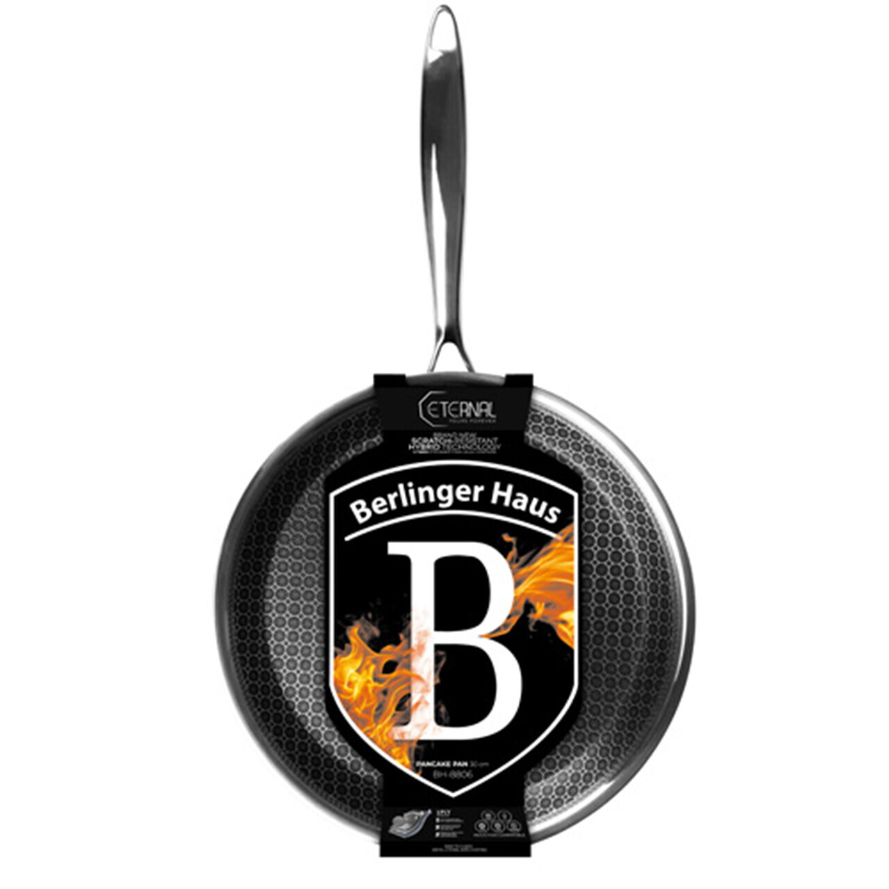 Tigaie pentru clatite Berlinger Haus, Eternal, 30 cm, inox, argintiu - imagine 7