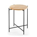Masuta de cafea, Cerritos, Shb-004, 46x56x46 cm, Lemn, Negru / Natural