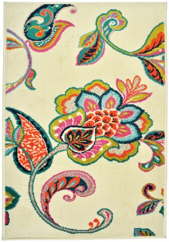 Covor Derek, Decorino, 67x120 cm, polipropilena, multicolor
