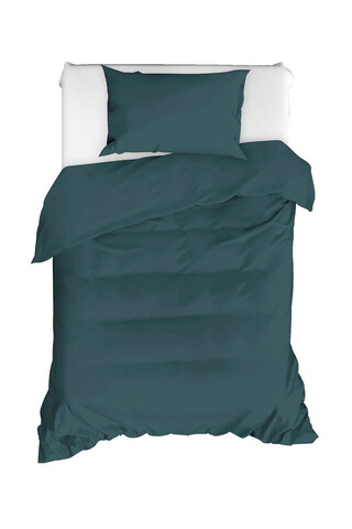 Lenjerie de pat pentru o persoana (ES), Fresh Color - Green, Mijolnir, Bumbac Ranforce