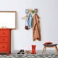 Cuier Home Multicolor, Creaciones Meng. 36x3.5x16cm, lemn de brad