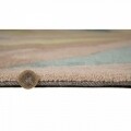 Covor Infinite Splinter Teal, Flair Rugs, 80 x 150 cm, 100% poliester, verde/bej