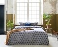 Lenjerie de pat dubla Swen Grey, Primaviera Deluxe, 3 piese, 200x220 cm, bumbac satinat, gri