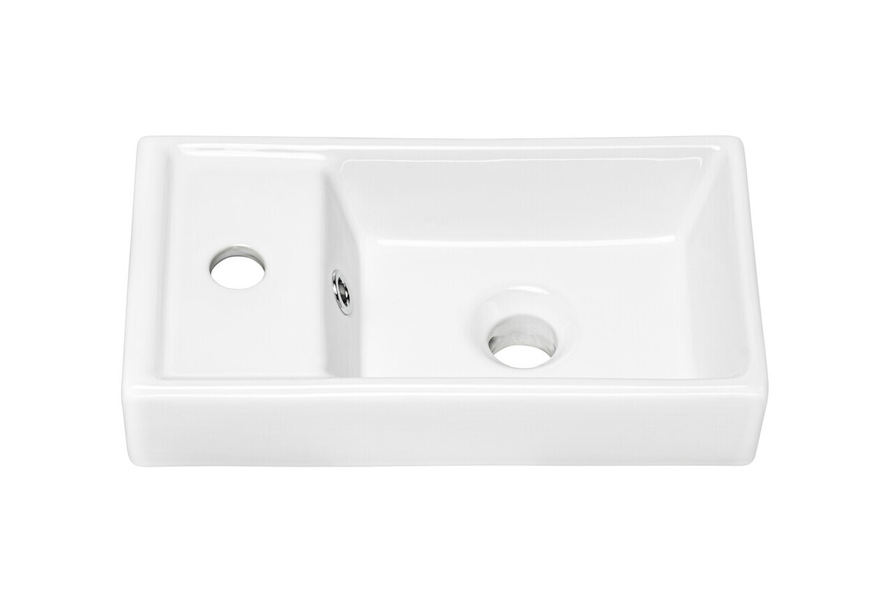 Set dulap de baie cu lavoar, 40 cm, Adel Black, Comad, MDF/PAL laminat, negru mat — imaginea 4