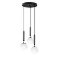 Lustra, Fulgor, 942FLG1470, Metal, Alb/Negru