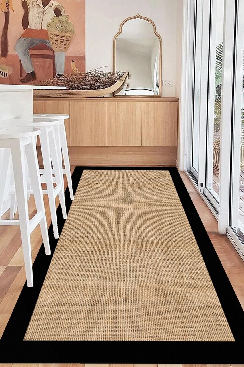 Covor, CLR-0000249-012, 160x230 cm, Poliester, Negru