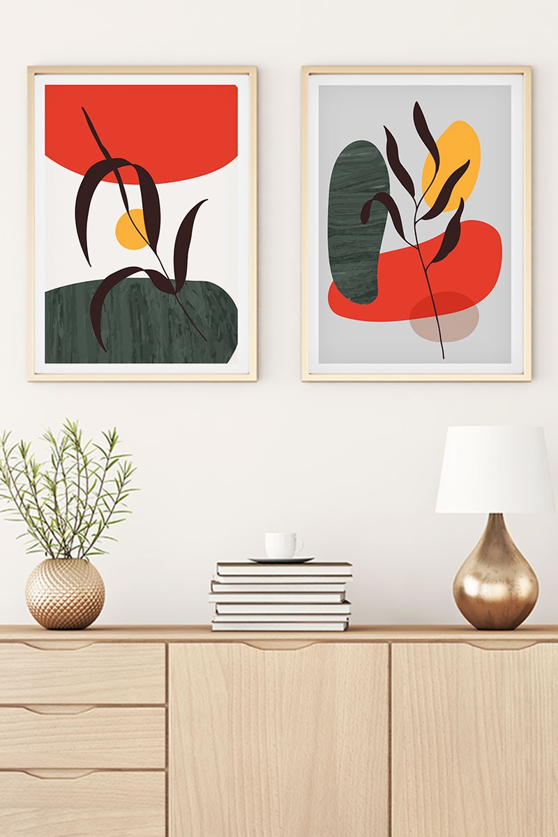 Tablou decorativ, Huhu45, Lemn masiv, Multicolor