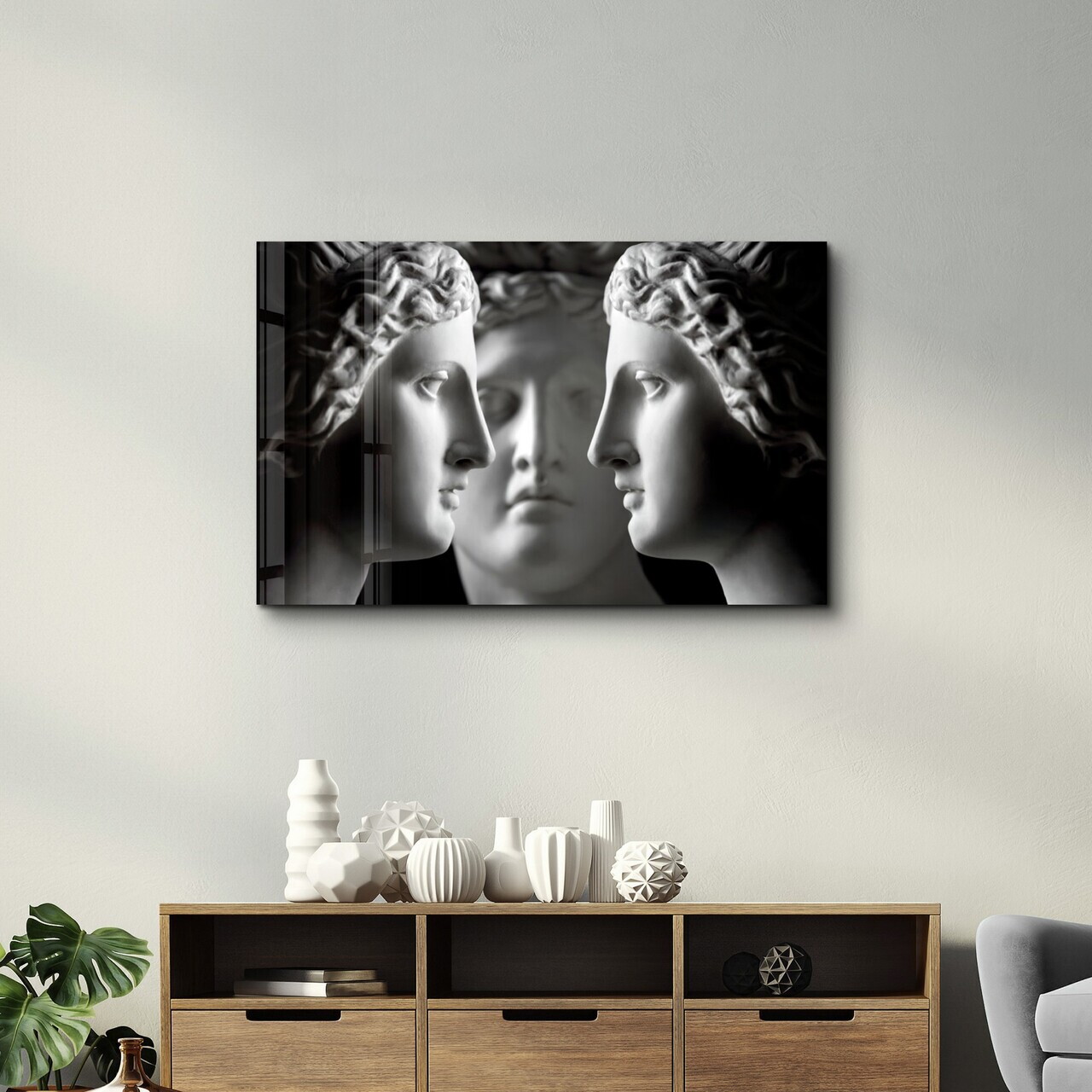 Tablou decorativ, OGLS-9084, Dimensiuni: 70 x 110 cm, Multicolor — imaginea 2