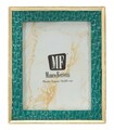 Rama foto Grent, Mauro Ferretti, 15x20 cm, polirasina/sticla, verde/auriu