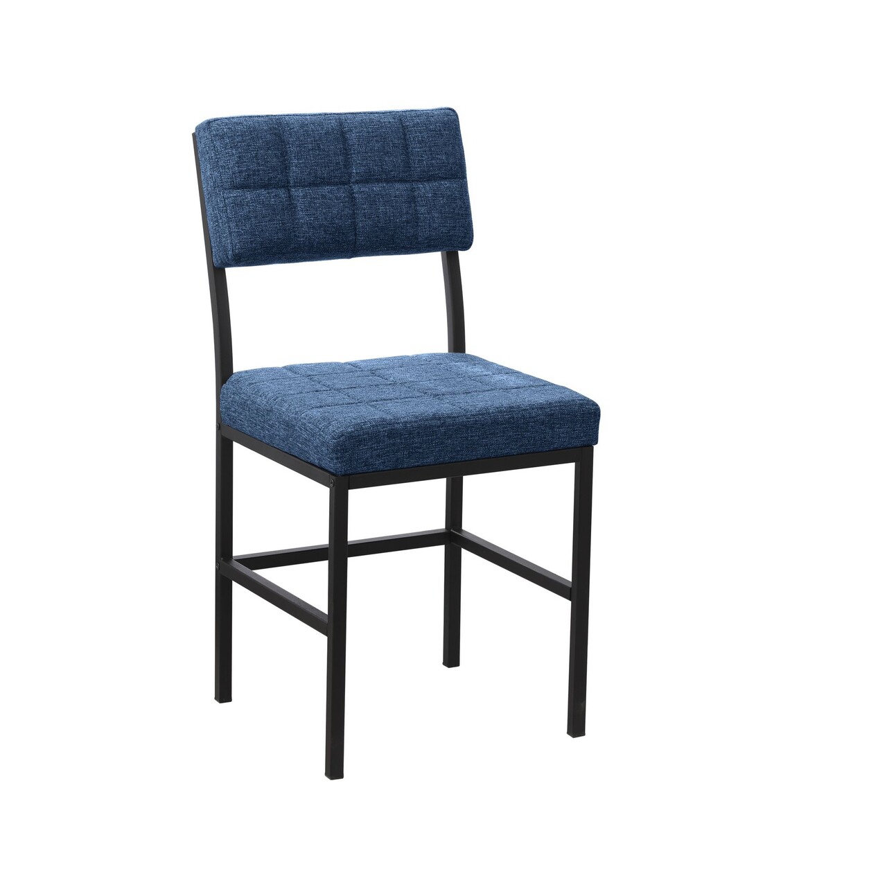 Scaun, Hanah Home, Dubai, 40x82x40 cm, Albastru navy - view 5