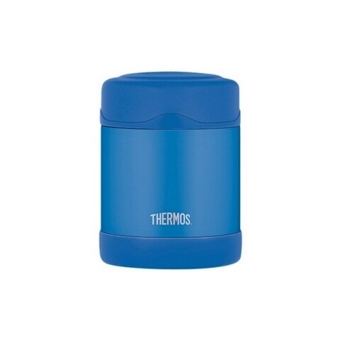 Recipient termos pentru depozitare alimente, Thermos, 290 ml, inox, albastru
