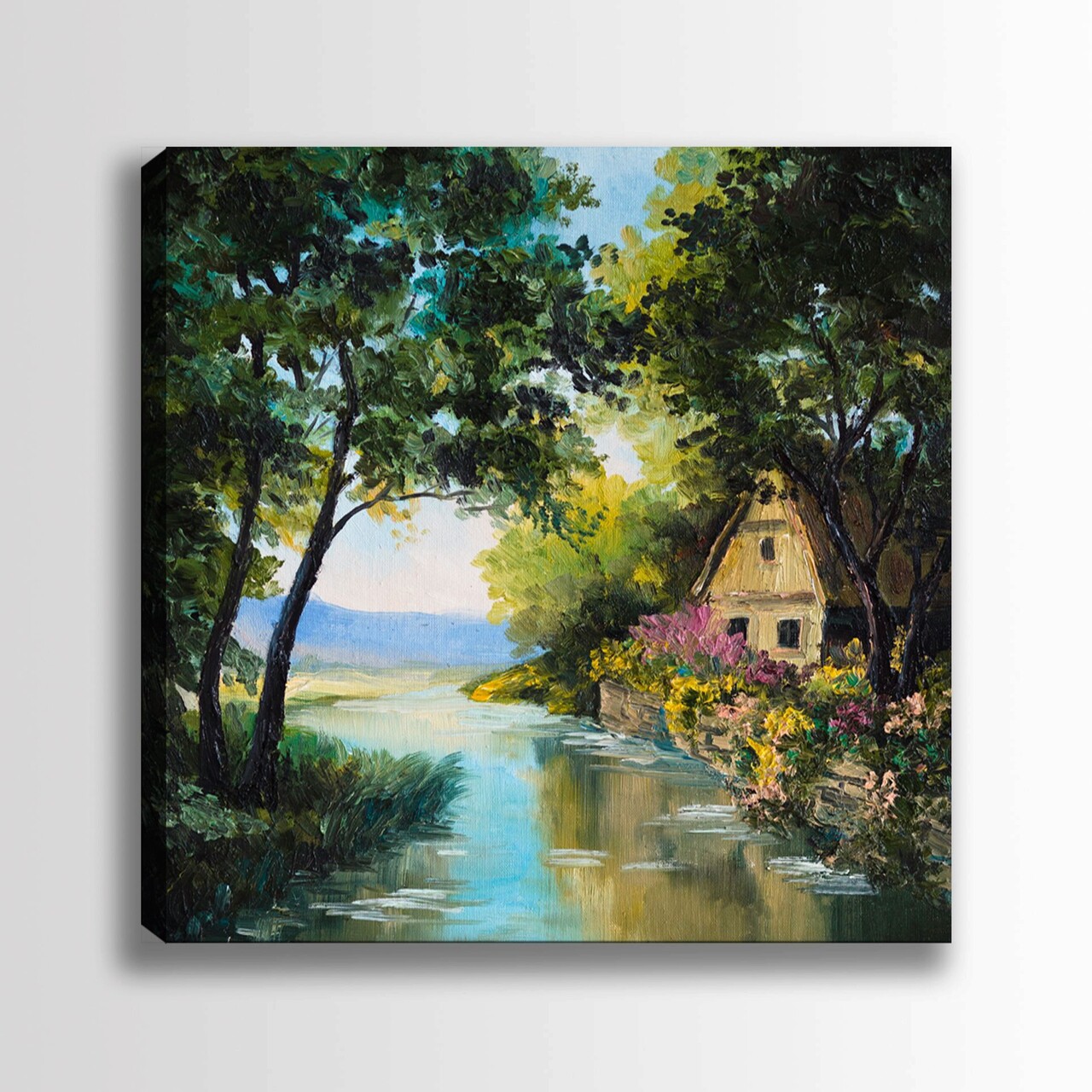 Tablou decorativ, DEV10707-140140, Cadru: 100% LEMN (Grosime: 3-4 cm), Multicolor - view 2