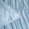 Lenjerie de pat King Size, Cloud, Homla, 200x220 cm, 3 piese, bumbac, albastru