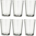Set 6 pahare Ginga, Nadir, 280 ml, sticla, transparent