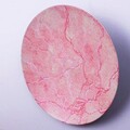 Set 5 decoratiuni de perete, Marble v2, metal, lucrat manual, Ø7 - 27 cm, multicolor