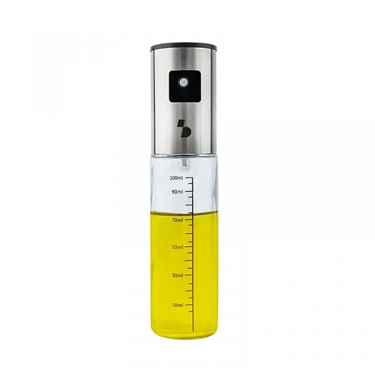 Pulverizator pentru ulei si condimente lichide Beper, 100 ml, sticla/inox, transparent - view 3