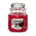 Lumanare parfumata in suport de sticla, Yankee Candle, 60 ore, 340 g, cirese/vanilie