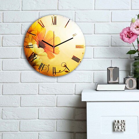 Ceas de perete, 3030ms-037, mdf, ø30 cm, multicolor