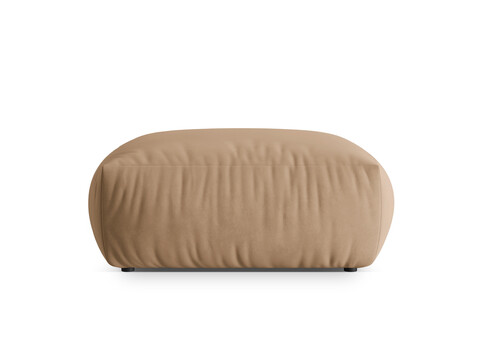 Taburet, Chris-184, Micadoni Home, 100x100x43 cm, catifea, bej sand