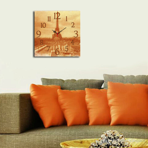 Ceas de perete, msk-07, mdf, dimensiune: 40 x 40 cm, multicolor