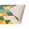 Covor Prism Green/Multi, Flair Rugs, 80x150 cm, lana, verde/multicolor