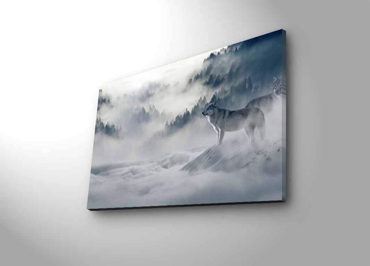 Tablou decorativ cu lumina LED, 4570DHDACT-179, Dimensiune: 45 x 70 cm, Multicolor - view 4