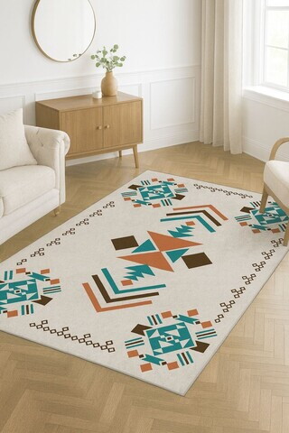 Covor, HM-CRP25-39, 120x180 cm, Poliester, Multicolor