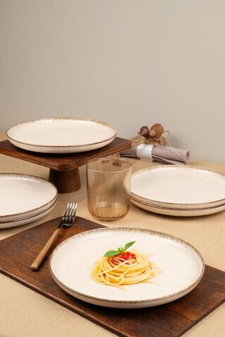 Set platouri servire desert, Hermia, 710KTP3673, Portelan, Scortisoara