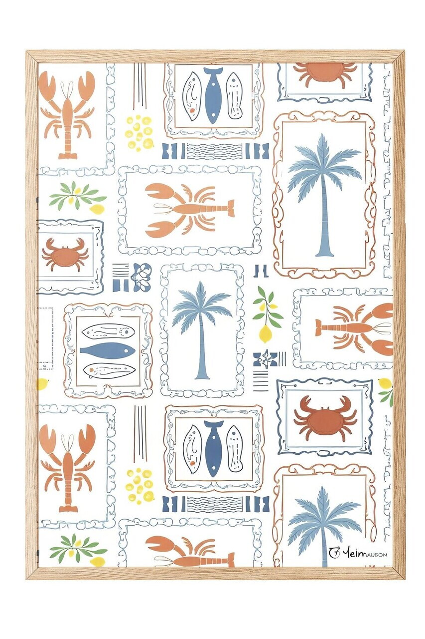 Tablou decorativ, 109696, Lemn masiv, Sticla PVC, Multicolor - view 2