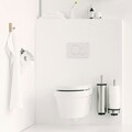 Suport role rezerva hartie igienica, Brabantia, Profile Brilliant Steel, 15.5x14x38.3 cm, otel, argintiu