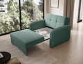Canapea extensibila 1 loc, ELTAP, Laine, 102x109x84 cm, lemn/poliester, verde